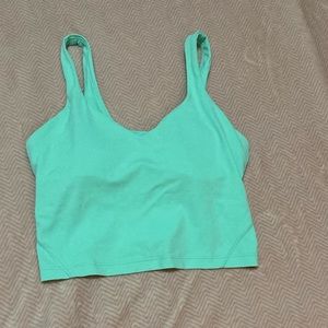 lululemon athletica Mint Green Tank Top